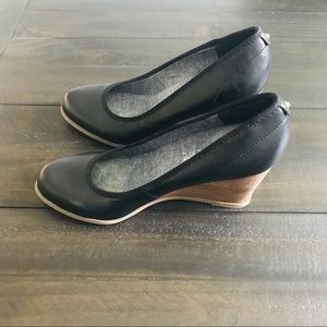 Dr. Scholls Penelope Black Wedge size 10